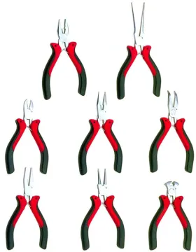 Mini Pliers Sets/ Bent Nose/ Round Nose/ Flat Nose/ Side Cutter/ Long Nose plier 1068