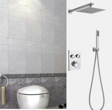 Brass Brushed Gold Thermostatic Shower Button