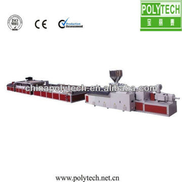 plastic profile extrusion line