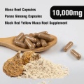 Male Performance Maca Root Powder With Ginseng Capsules