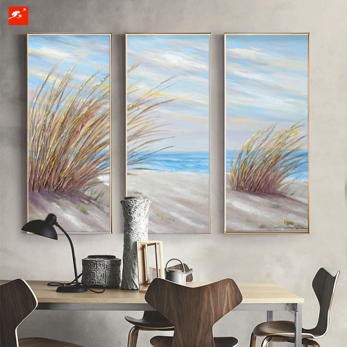 Beach View Ocean Handmade Oil Painting Set