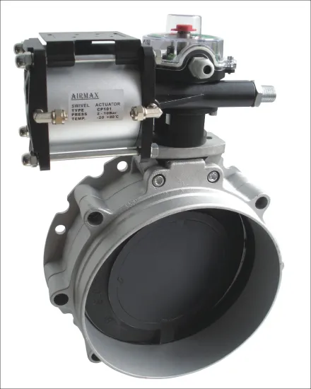 Air Operated Cement Butterfly Valve