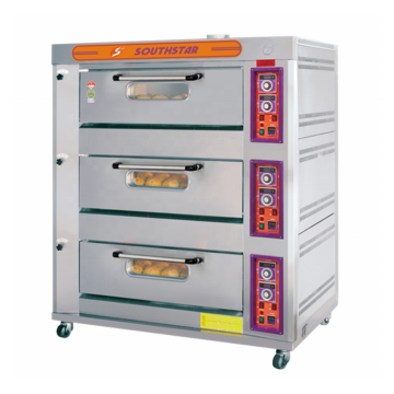 Southstar Commercial Deck Oven - 3 Decks 6 Trays for Supermarket & Hotel