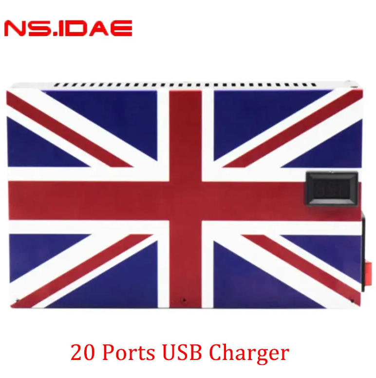 20 Port Home Desktop USB Fast Charger