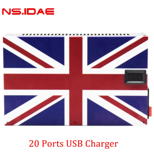 20 puertos Home Desktop USB Fast Charger