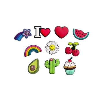 Cute Cartoon Doll Charm Shoe Accessories PVC Charms for Shoes