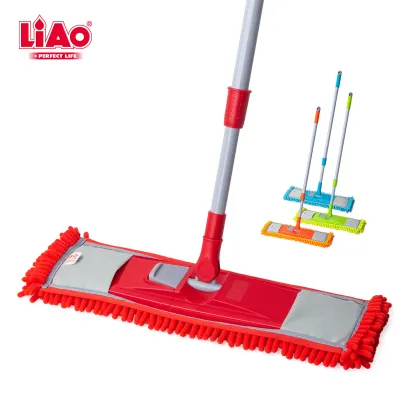 LiAo 47cm Flat Mop Cloth Or Wipe Grip