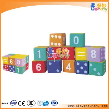 kid's indoor soft play toys made of foam blocks,high quality sponge