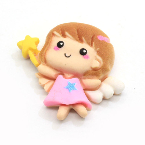 3D Beeldjes Cartoon Angel Resin Cabochon Voor Armband Charm Fairy Garden Miniaturen DIY Levert Home Decorations