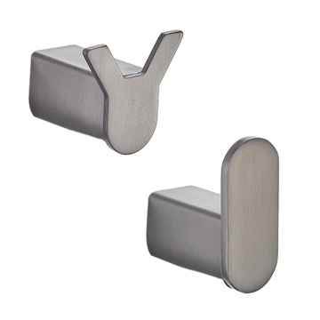 Stainless Steel Anti-Skid Wall Mounted Coat & Hat Hanger