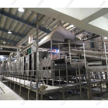 Durable Mesh Belt Dryer for Food Processing