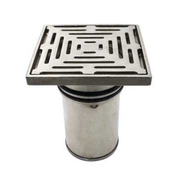 Square Industries SS316 150x150mm Chrome Plated Floor Drain with 100mm Outlet