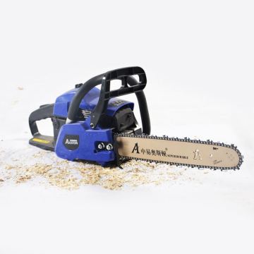 Gasoline Chain Saw: Steel Left Handed 2 Stroke Chainsaw