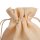 Supply design white linen bag with hemp cord