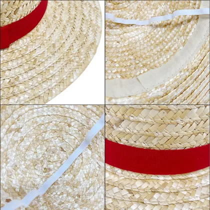 Straw Hat Anime Cosplay Accessories: Parent-Child Hats, Sunscreen Caps for Babies and Adults