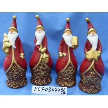 Ceramic Xmas Santas Claus