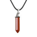 Red Goldstone Hexagonal Prism GunBlack Wizard Cap Pendant Keychain