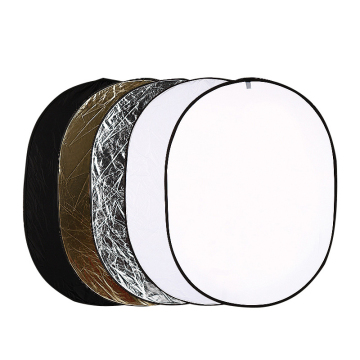 90x120CM Oval Five-in-One Photographic Reflector Background Props for Outdoor Photography Equipment