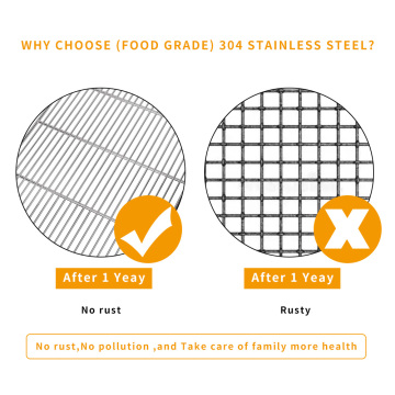 ステンレス鋼調理格子バーベキュー