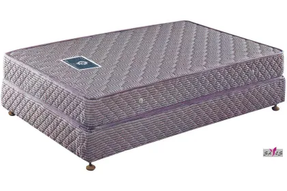 Purple 100 % Polyester And Tc Fabric Spring Family Hotel Collection Mattress Pad