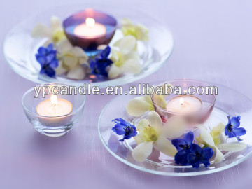Three tealight candles