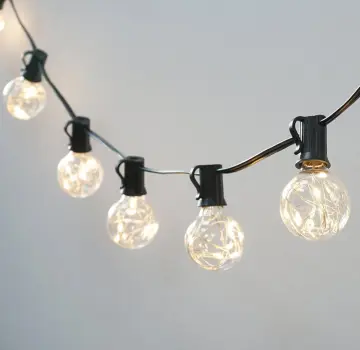 G40 Copper Wire String Lights Commercial Grade