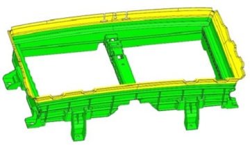 AIR DUCT SEGMENT UPR MOULD