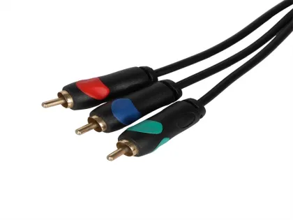 Male 3 RCA Audio and Video Cable