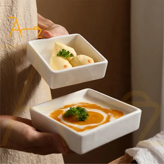 Wholesale Luxury Nordic Style Porcelain Square Tableware: Restaurant Quality Dinner Plates & Ceramic Plate Sets