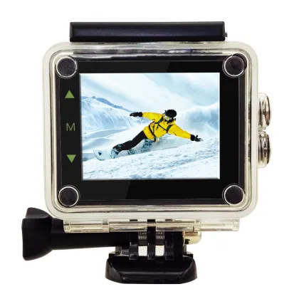 The 2017 New design touch screen 4K action camera IMX 117 Stabilization Audio controller NOVATEK 96660 yi action cam 4k
