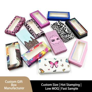 Clear Window Foldable Card Carton