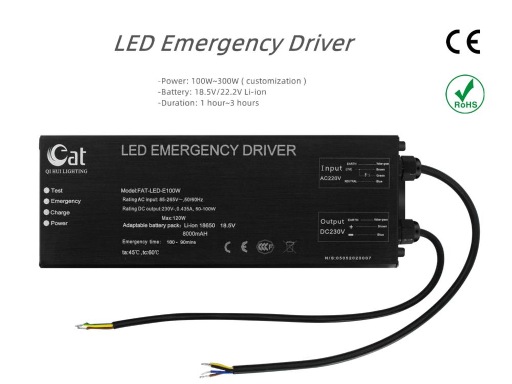 Driver de emergência para luzes LED de alta energia