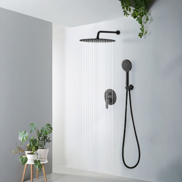 Wall Mounted Concealed Bathroom Shower Mixer with Rainfall Function