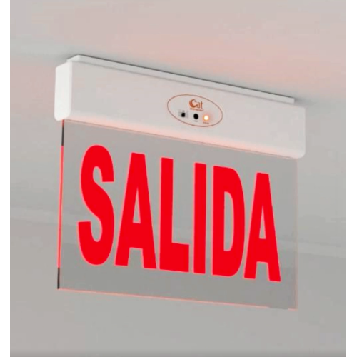 Signo de saída ABS para passarelas de evacuação