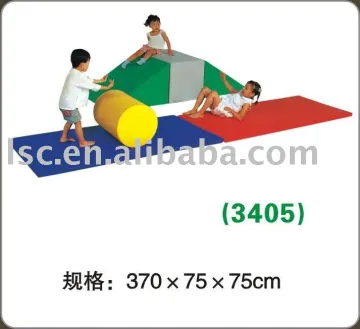 kids soft play tunnel set