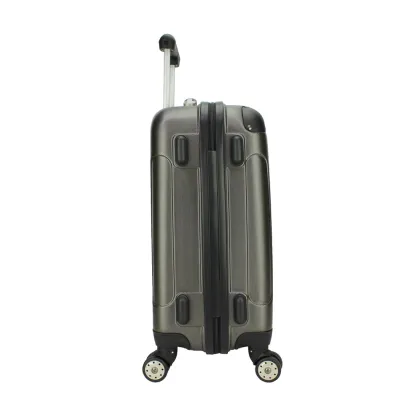Hybrid ABS+Fabric trolley luggage bag luggage sets