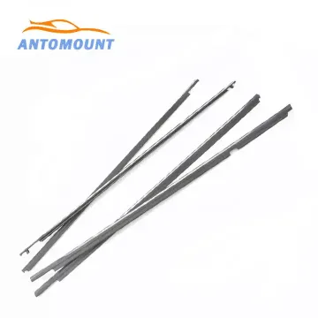 Chrome Weatherstrip Window Molding Rubber Sealing Strip for Toyota Corolla 2005-2007 (75720-02120, 75710-02120)