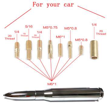 Universal Automotive Retrofit Vehicle Bullet Antenn