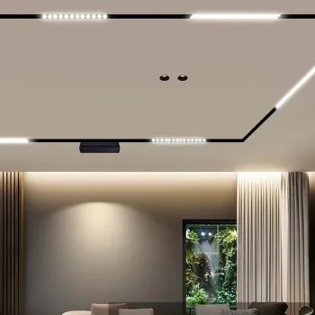 Magnetic Track Light: Simple Install LED Linear Lamp for Hotel and Office