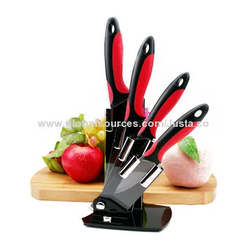 Personalized gift black ceramic knife