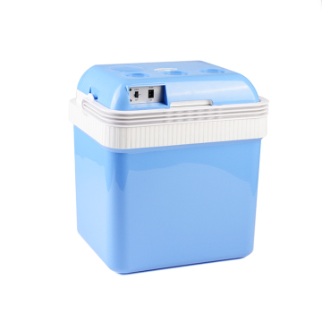 Boîte fraîche et chaude de 24 litres avec puissance AC / DC et conception portable