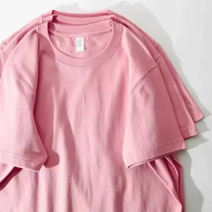 Candy Color Bestie Cotton T-shirt for Group Uniforms