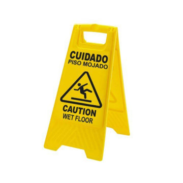 Industry-Leading High-Quality Bilingual Foldable Wet Floor Sign for Commercial Use
