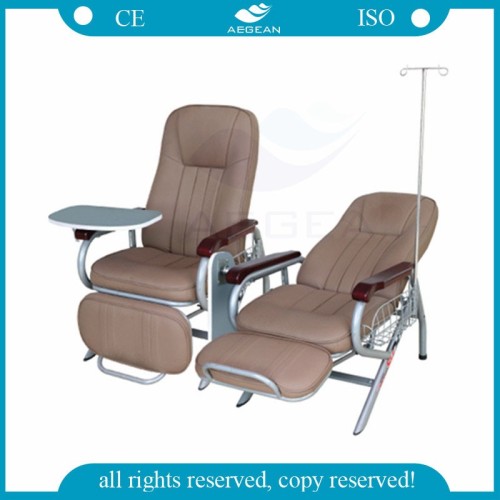 AG-AC006 brown powder coating steel blood collection chair