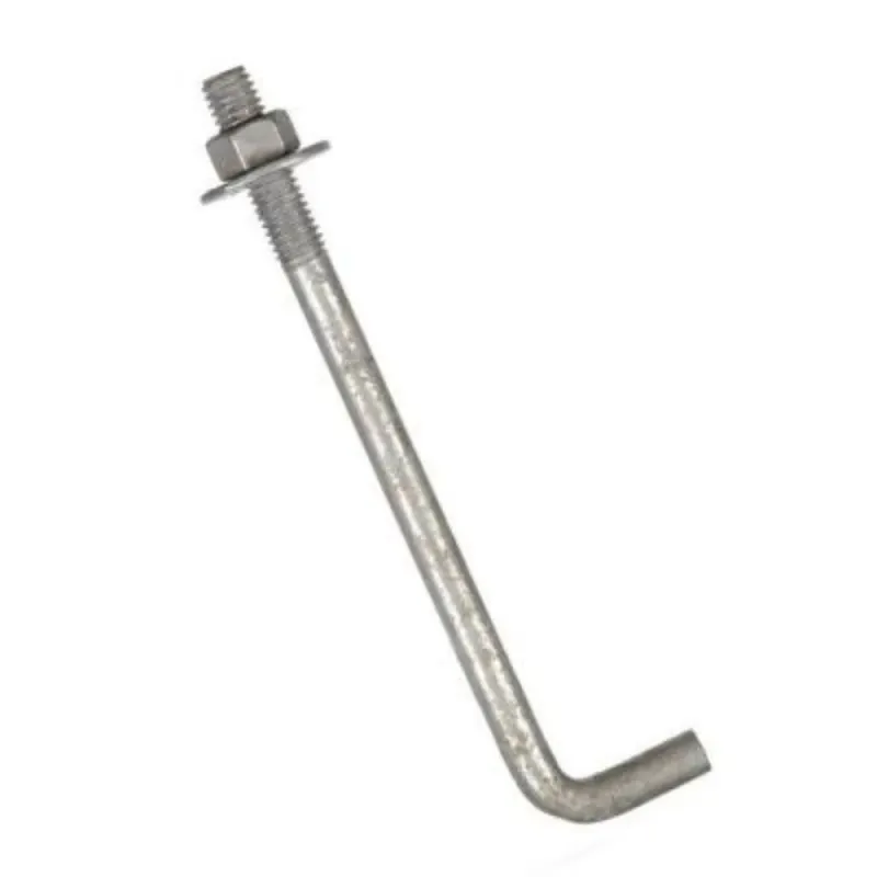 DIN Standard High Tensile L Type Right-Angle Anchor Bolts with Nuts