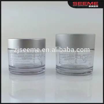 cosmetic jar cream jar cosmetic packaging with aluminum lid 50g
