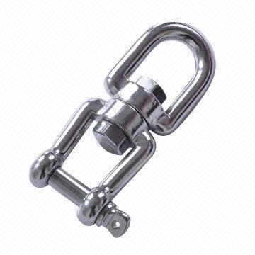 Stainless steel swivel jaw and eye, high glossy polished surface