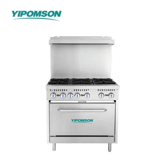 Gas range stove with baking oven