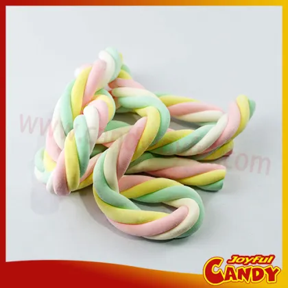 90cm custom flavor long twisted marshmallows wholesale