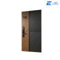 Puerta exterior de aislamiento térmico de aluminio fundido con panel completo